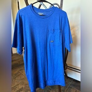 Ariat Men's Vibrant Blue Short Sleeve Tee